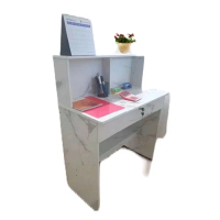 Meja Resepsionis Meja Kasir Meja Toko dengan Laci Fungsional dan Desain Elegan untuk Kamar Tidur TV 