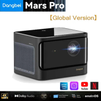 Global version Dangbei Mars Pro Projector 4K Laser Beamer 3200ANSI Lumen with 128GB Memory Active 3D Wifi Smart TV Home Theater