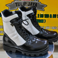 sepatu pdl provos tni ciarmy C-020PT/sepatu pdl kelinci/sepatu pdl hitam putih sepatu pkd Pertengaha