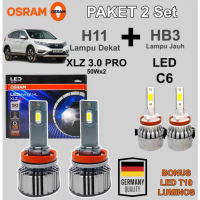 Paket Lampu LED CRV Gen 4 2012-2017 H11 OSRAM XLZ + LED C6 HB3 9005 - Dekat+Jauh