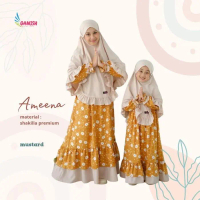 Gamis Anak Perempuan Baju Muslim Set Hijab Syari Remaja Couple Bayi Balita  1 2 3  Remaja 12 13  14 