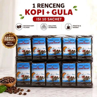 KOPI KHAS BOGOR - KOPI LIONG BULAN ORIGINAL Sachet (Plus Gula isi 10 Sachet @28 Gr)