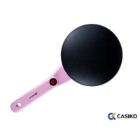 CASIKO เครื่องทำเครปมือถือ รุ่น CK 5522 หน้าเตาขนาด 20 ซ.ม. แถมฟรี จานสำหรับใส่ส่วนผสม 1 ใบ CK-5522 