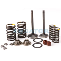 Motorcycle parts LF 125 cc LIFAN horizontal 125 engine intake and exhaust valves Kit with Valve Springs X 4 EXTRA STIFF