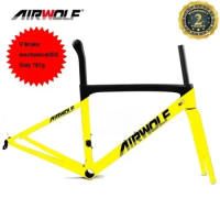 Airwolf 2022 NEW Carbon Frame Aero Road Bicycle Frameset Rim Brake 44 49 52 54 56 58cm Matte Glossy Racing Road Bike Frames