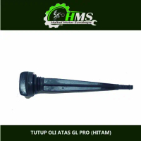 TUTUP OLI ATAS GL PRO HITAM + ORING - PENUTUP OLI MESIN HONDA GL PRO / MAX CDI SERIES
