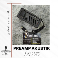 Preamp Gitar Akustik EQ7545 Equalizer Preamp On Board