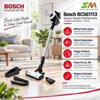 BOSCH BCS61113 Vacuum Cleaner Unlimited White Serie BCS61113