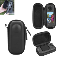 Portable Camera Case Anti-scrach Camera Portable Box Mini Hard Shell Storage Bag for Insta 360 X3 One X2 Action Camera