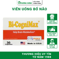 Viên Uống Bổ Não BNC Medipharm Bi CogniMax - Hỗ Trợ Tăng Tuần Hoàn Não & Cải Thiện Trí Nhớ 30 Viên/H