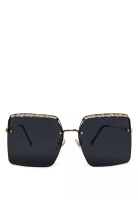 London Rag Ombre Tinted Funky Sunglasses In Black