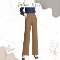 KGT Seluar Palazo Bamboo Slack P2 Plus Size 3-7XL 230GSM Baggy Cutting Ladies Slack Pants Seluar Get