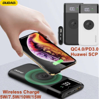 Wireless Charger Power Bank 10000mah PD 20W Power Bank Fast Charging for iPhone 12 11 Xiaomi Samsung Wireless Charging Powerbank