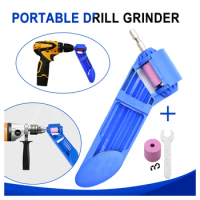 Portable drill grinder drill grinder ordinary iron straight shankTwist drill drill grinding stone power tool set