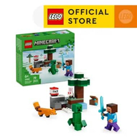 LEGO Minecraft 21583 Steve's Taiga Adventure (79 Pieces), Building Block, Toys, Bricks