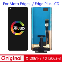 For Motorola Moto Edge XT2063-3 LCD Touch Screen Digitizer For Moto Edge+ XT2061-3 Display Touch For Moto Edge + Original Best