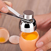 開蛋神器 304不銹鋼雞蛋開殼器 剝殼器 蛋殼切割器 分離器 雞蛋布丁 蛋殼布丁工具