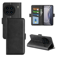 Case For vivo X90 Pro Plus Leather Wallet Flip Cover Vintage Magnet Phone Case For vivo X90 Pro Plus Coque