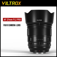 VILTROX 27mm 75mm F.1.2 Pro Fuji XF Camera Lens Ultra Large Aperture APS-C Prime Lens Designed For FUJIFILM X Mount Cameras X-T5