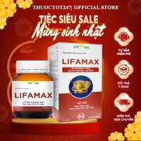 Giải Độc Gan Lifamax Giải Độc Gan, Mát Gan, Bổ Gan, Phục Hồi Chức Năng Gan (Hộp 30 Viên) thương hiệu