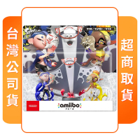 【Nintendo 任天堂】amiibo 魚漿幫 莎莎&amp;鬼福&amp;曼曼(斯普拉遁系列)