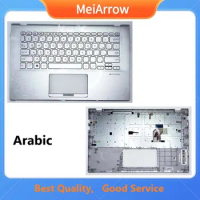 MEIARROW New/org For Asus VivoBook 14 V4000 V4000F X420F Y406 Y406U Y406UA X420 Palmrest Arabic keyboard upper cover
