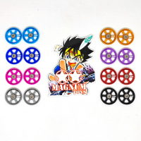 rep tamiya 6 spoke 19mm aluminum roller bearing ( ringless ) / rays