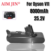 New For Dyson V11 25.2V Battery Absolute V11 Animal Li-ion Vacuum Cleaner Rechargeable Battery Super lithium cell 8000mAh