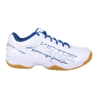 VICTOR 男女專業羽球鞋-4E-訓練 運動 羽毛球 U型楦 勝利 A170-AF 白藍