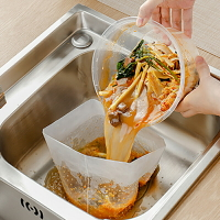 家用廚房自立式垃圾袋水池過濾網剩菜渣一次性水槽瀝水袋加厚