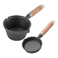 2024 Non Iron Stick Saucepan Pan Frying Egg Skillet Pot Mini Cooking Omelette Pans Nonstick Fry Omelet Cast Pancake Pots