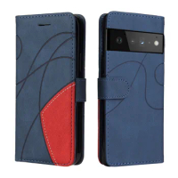 Google Pixel 6 Pro Case Leather Wallet Flip Cover Pixel6 Phone Case For Google Pixel 6 Pro Luxury Case