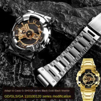 For G-SHOCK Casio GA-110GB/100/120 Black Samurai Modified Precision Steel Metal Case wristband Bracelet case