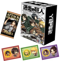 Japanese Anime Attack On Titan Shining Lomo Card Mini Card Game Postcards Toy Holder Anime Card For Kids Boys Festive Cool Gifts