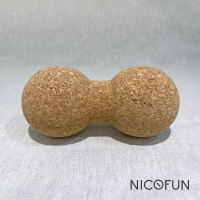 【NicoFun 愛定做】花生球 按摩球 筋膜球 肌筋膜放鬆 深層按摩 天然 軟木材質