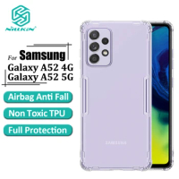 Nillkin Nature TPU Case For Samsung Galaxy A52 4G 5G A52S Ultra Thin Transparent Shockproof Soft Phone Cover