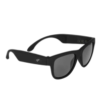 Bone Conduction Headphones Polarized Glasses Sunglasses Bluetooth Headset SmartTouch Wireless Stereo Music Earphone w/ Mic