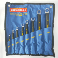 YOKHOHAMA Kunci ring 75 Derajat / 75 Degree set 8 pcs 6x7 / 8x9 / 10x11 / 12x13 / 14x15 / 16x17 / 19