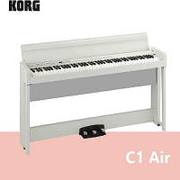 【KORG】C1 Air / 新一代日製88鍵掀蓋式電鋼琴 白色款 / 公司貨保固