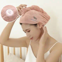 Handuk Keramas / Handuk Keramas Model Kancing / Hair Towel