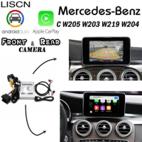 For Mercedes Benz C W205 W203 W219 W204 Wireless Carplay Rear Camera Android carlife Interface Original screen Improve Decoder