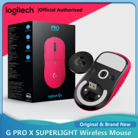 Logitech G PRO X SUPERLIGHT Gaming Mouse GPW 2nd Pink Wireless Gaming Mouse Hero 25K Sensor Dual-mode 2.4Ghz Wireless Mice