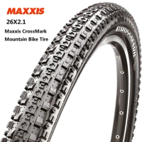 Maxxis CrossMark 26X2.1 Mountain Bike Tire 60TPI High-Quality Rubber MTB Bike Tires Off-road Tires Steel Wire Tires MTB 26 Tires