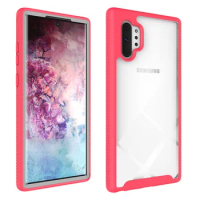 Hybrid Rugged Transparent Acrylic Shockproof Case For Samsung Galaxy S10 S20 Plus Note 10 Lite S21 FE S22 S23 Ultra Back Cover