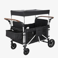 4 Seats trolleys carts foldable kids stroller wagon bicycle/portable folding cheap baby wagon stroller for sale