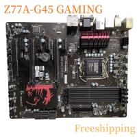 For MSI Z77A-G45 GAMING Motherboard Z77 LGA1155 DDR3 Mainboard 100% Tested Fully Work