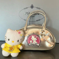 Hello Kitty Medieval Women's Handbag Girl Niche Underarm Bag Cartoon Cute Charmmy Kitty Aesthetic Bags Commuter Shoulder Bag