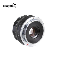 35mm F/1.6 Manual Focus MF Prime Lens For Panasonic Micro 4/3 G123456789 G85 GF123456789 GM1 GM5 GM10 GX1 GX7 GX8 GH12345 M4/343