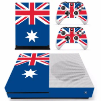 New Skin Sticker Decal For Xbox One S Console and 2 Controllers For Xbox One Slim Skins Sticker - Australia National Flag