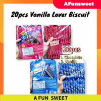 【Makanan Ringan】 20pcs WIN2 Vanilla Lover Sandwich Biskut Chocolate (AFS)